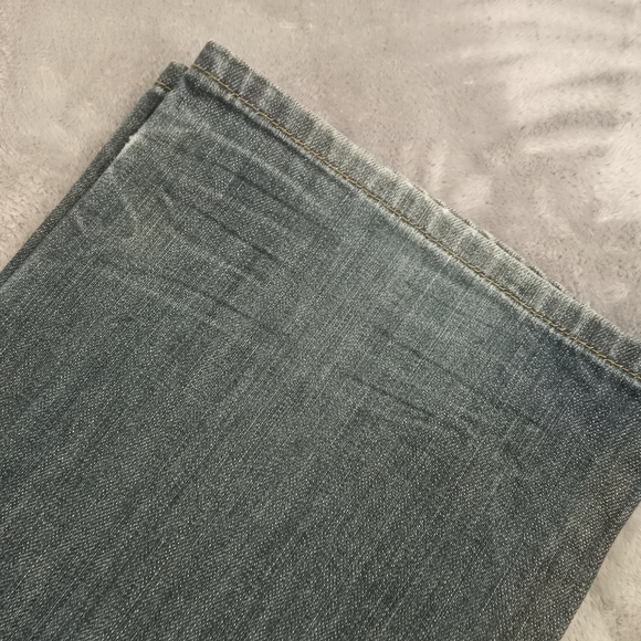 Levis Men's 501 Blue Denim Jeans Size 34x30 - Picture 6 of 9